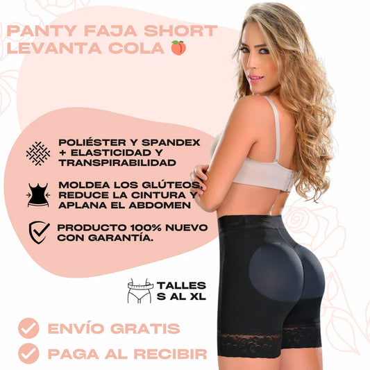 Panty faja short LEVANTA COLA