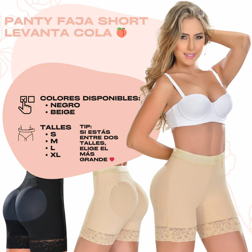 Panty faja short LEVANTA COLA